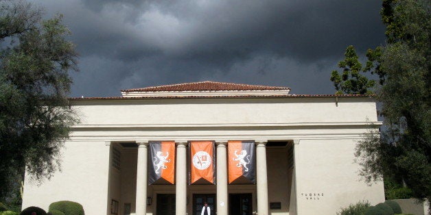 ...just liked the juxtaposition with the threatening clouds and the building.UPDATE: a week after taking/posting this photograph, I just learned of this family photograph, in which my grandfather took this same picture (tho with my young coed mom) about 50 years ago. crazy.I had no idea my grandfather captured this same view. I was just visiting Oxy with my mom, an alum. As she chatted with her sorority friends, I took the opportunity to explore the campus a little bit. Since Oxy was hosting a science fair that morning, the campus was crawling of jr.high students (of whom I did not take any pictures, because then I'd just be this random adult photographing other people's kids. As photographer, I know the law allows me to photograph random kids attending public events, but in such cases, I tend to err on the side of not-freaking-out-parents)Anyway, I digress. Basically, I was just really startled this morning when I saw my mom's 1961 pic ...as i really was standing in my grandfather's footsteps. 