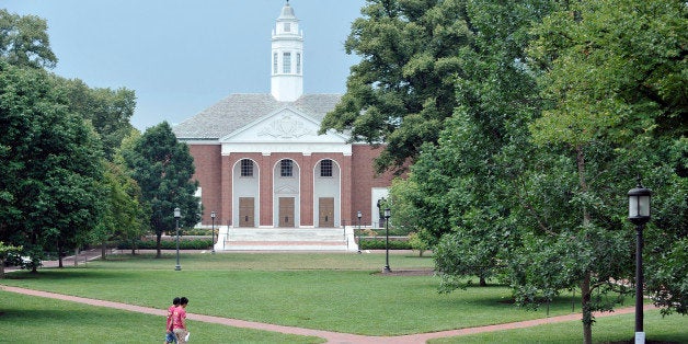 Ayers Saint Gross, an architecture firm, redesigned the Johns Hopkins University campus in Baltimore, Maryland, by converting asphalt to brick, making signs uniform and putting parking underground and to the edges. (Kim Hairston/Baltimore Sun/MCT via Getty Images)