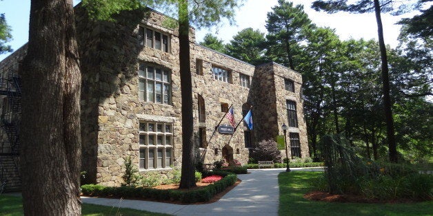 This beautiful stone mansion was once the home of Boston financier and sportsman Frederick Henry Prince. It now houses admissions, administration and faculty offices for Gordon College. Frost Hall Gordon College Wenham, Massachusetts