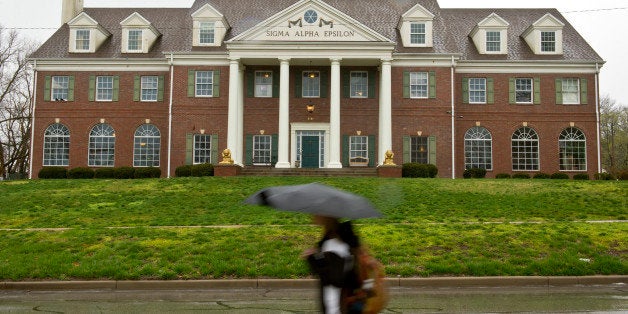 The Sigma Alpha Epsilon fraternity on the University of Kansas campus in Lawrence has gone dry (free from alcohol) beginning this semester. The fraternity is hosting its fourth annual Jason Wren seminar on alcohol abuse, named for the student that died in 2009 from alcohol poisoning. (David Eulitt/Kansas City Star/MCT via Getty Images)