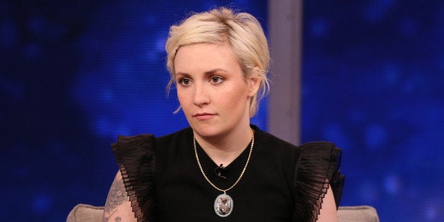 GOOD MORNING AMERICA - Lena Dunham is a guest on 'Good Morning America,' 9/30/14 airing on the ABC Television Network. (Photo by Fred Lee/ABC via Getty Images)ROBIN ROBERTS, LENA DUNHAM