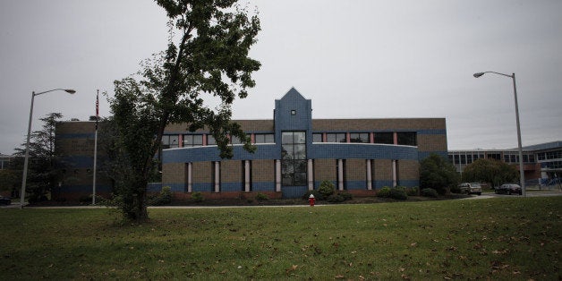 PARLIN, NJ - OCTOBER 13: The Sayreville War Memorial High School is seen on October 13, 2014 in Parlin, New Jersey. The town