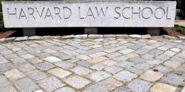 CAMBRIDGE, MA - MAY 10: The entrance to Harvard Law School campus is seen May 10, 2010 on the Harvard University Law School Campus in Cambridge, Massachusetts. U.S. President Barack Obama announced today the nomination of Solicitor General Elena Kagan, former Harvard Law School Dean from 2003-2009, to the Supreme Court succeeding retiring Justice John Paul Stevens. (Photo by Darren McCollester/Getty Images)