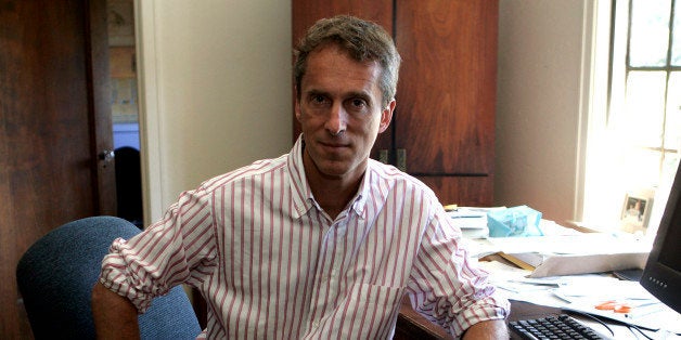 ** ADVANCE FOR WEDNESDAY, NOV. 1 **Author Jed Rubenfeld poses at his home in New Haven, Conn., Sept. 21, 2006. Before writing the best-selling novel "The Interpretation of Murder," the Yale Law School professor hadn't set down a page of fiction in his life. (AP Photo/Bob Child)