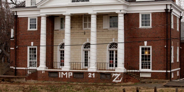 CHARLOTTESVILLE, VA - DECEMBER 6: The Phi Kappa Psi fraternity house is seen on the University of Virginia campus on December 6, 2014 in Charlottesville, Virginia. On Friday, Rolling Stone magazine issued an apology for discrepencies that were published in an article regarding the alleged gang rape of a University of Virginia student by members of the Phi Kappa Psi fraternity. (Photo by Jay Paul/Getty Images)