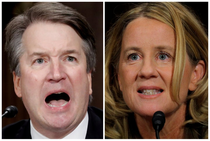 Supreme Court nominee Brett Kavanaugh and professor Christine Blasey Ford testify during a Senate Judiciary Committee confirmation hearing Thursday.