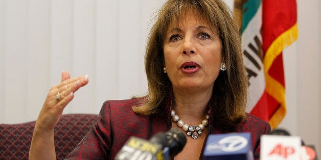 California Rep. Jackie Speier, speaks during a news conference about the National Transportation Safety Board report of the deadly San Bruno gas line disaster in San Mateo, Calif., on Tuesday, Dec. 14, 2010. A gas pipeline that ruptured and caused a deadly explosion in a Northern California neighborhood showed no signs of corrosion and wasn't dented or leaking, federal accident investigators said Tuesday. (AP Photo/Tony Avelar)