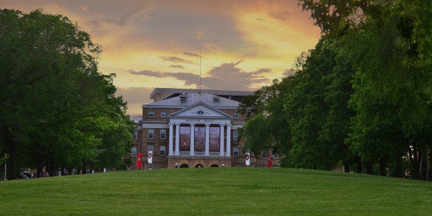 Bascom Hall, completed 1849, on the campus of the University of Wisconsin-Madison