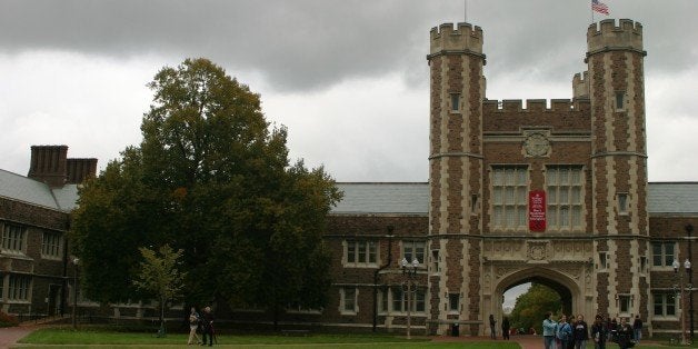 Not sure what the name of the building is, but it's one of the original on this campus.