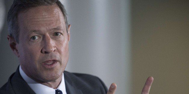 Democratic presidential candidate Martin O'Malley speaks during a question and answer event with the US Hispanic Chamber of Commerce on June 3, 2015, in Washington, DC. AFP Photo/Paul J. Richards (Photo credit should read PAUL J. RICHARDS/AFP/Getty Images)