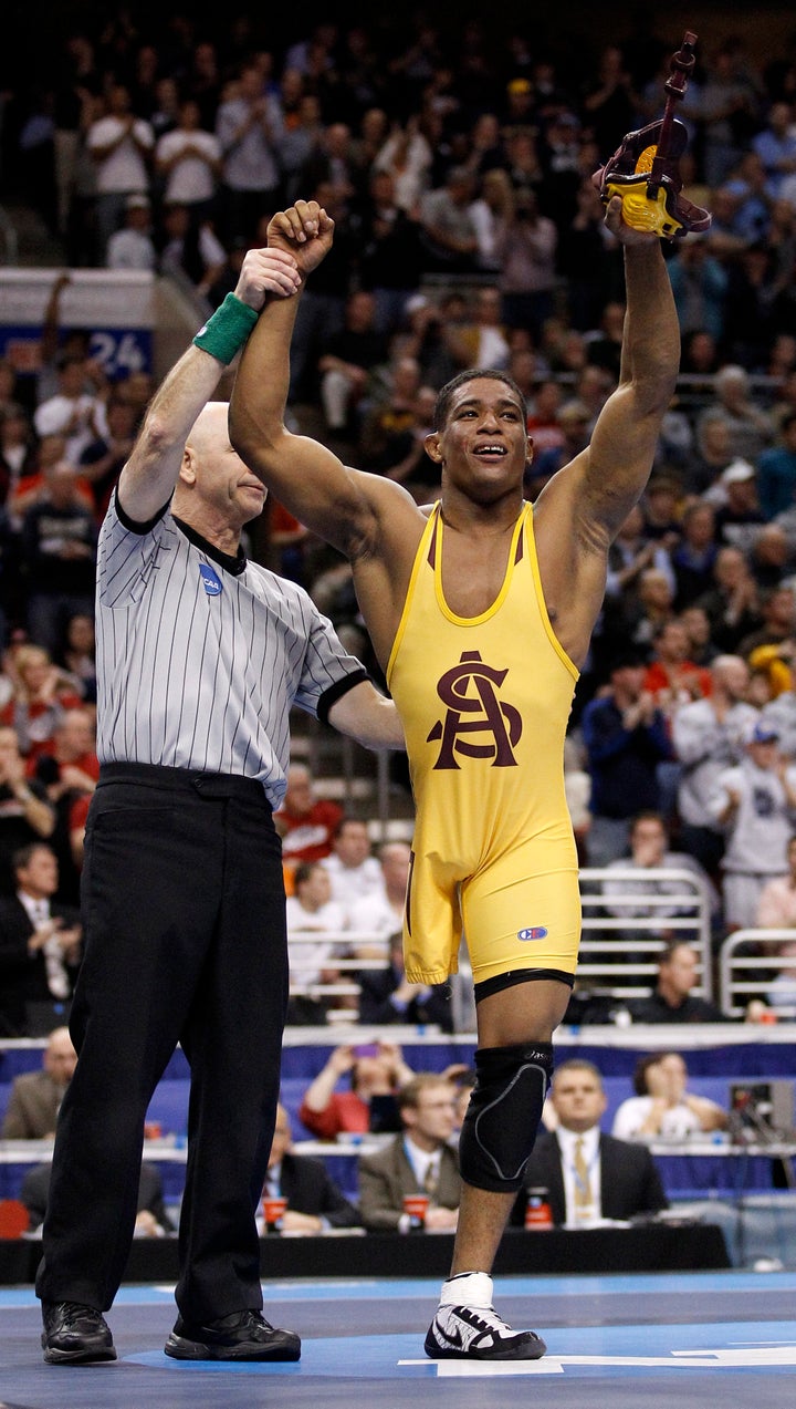 NCAA college wrestling home