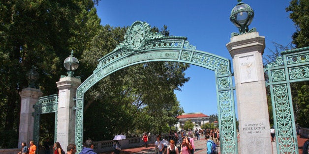 Sather Gate, at the University of California Berkely.