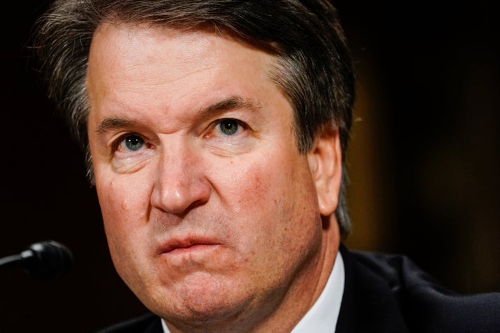 Brett Kavanaugh testifies before the Senate Judiciary Committee on Sept. 27, 2018.