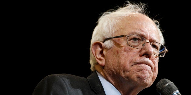 Democratic presidential candidate, Sen. Bernie Sanders, I-Vt., speaks during a campaign stop on Sunday, March 13, 2016, at Oh