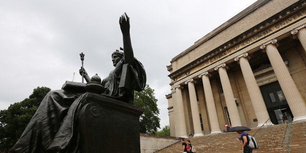 NEW YORK, NY - JULY 01: People walk past the Alma Mater statue on the Columbia University campus on July 1, 2013 in New York City. An interest rate hike kicks in today for student loans, an increase for 7 million students. Congress left town at the end of last week failing to prevent rates on new Stafford student loans increasing from 3.4 percent to 6.8 percent. (Photo by Mario Tama/Getty Images)