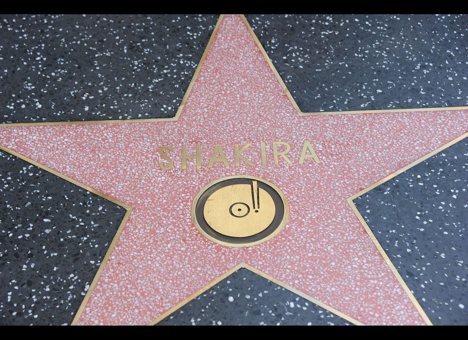Shakira Honored On The Hollywood Walk Of Fame