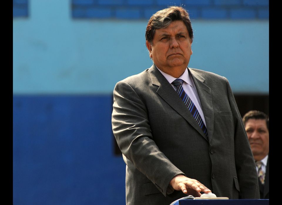 Former Peruvian President Alan Garcia presses alarm