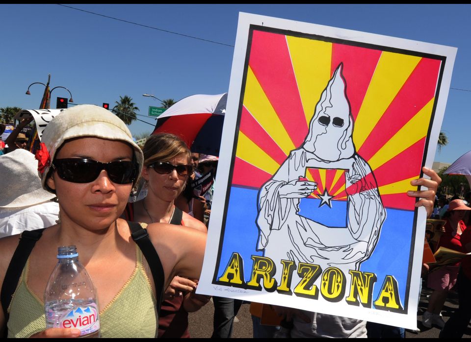 Protesting Anti-Immigrant Law In Arizona