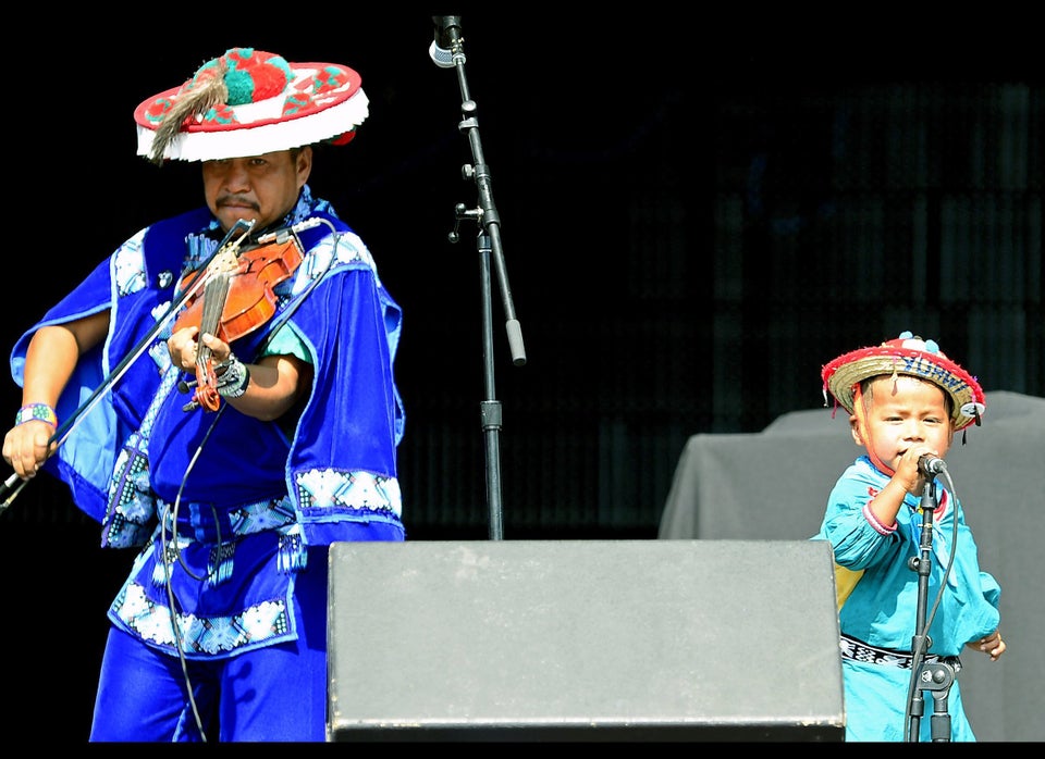 Mexican indigenous Huichol group 