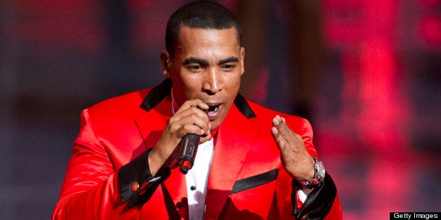 Puerto Rican Singer/actor Don Omar performs during the XXIX edition of the Soberano Awards in Santo Domingo, Dominican Repub
