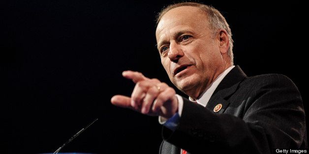 NATIONAL HARBOR, MD - MARCH 16: Rep. Steve King (R-IA) speaks at the 2013 Conservative Political Action Conference (CPAC) March 16, 2013 in National Harbor, Maryland. The American Conservative Union held its annual conference in the suburb of Washington, DC to rally conservatives and generate ideas. (Photo by Pete Marovich/Getty Images)