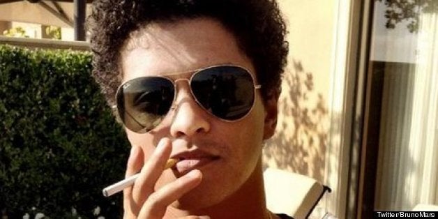 bruno mars smoking