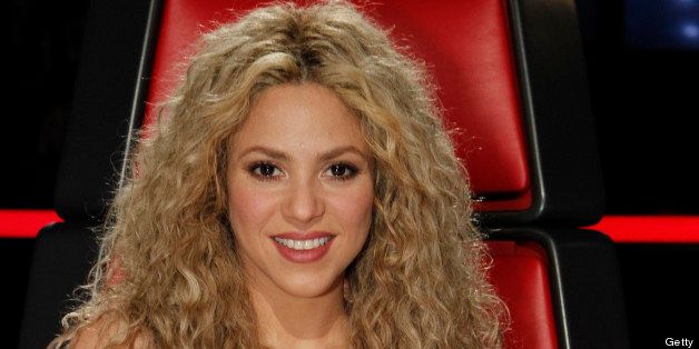 THE VOICE -- Episode 419A 'Live Show' -- Pictured: Shakira -- (Photo by: Trae Patton/NBC/NBCU Photo Bank via Getty Images)