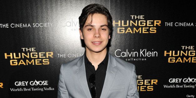 NEW YORK, NY - MARCH 20: Actor Jake T Austin attends the Cinema Society & Calvin Klein Collection screening of 'The Hunger Games' at SVA Theatre on March 20, 2012 in New York City. (Photo by Stephen Lovekin/FilmMagic)