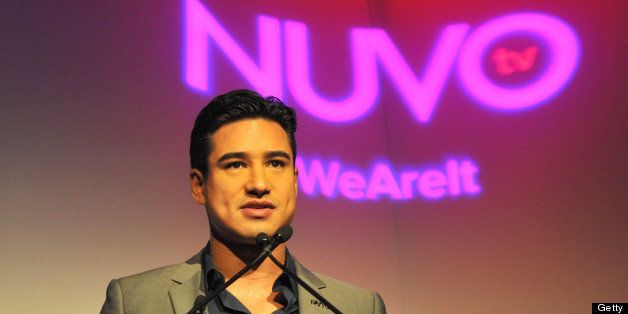 NEW YORK, NY - MAY 15: Mario Lopez speaks on stage during the NUVOtv Upfront presentation at The Edison Ballroom on May 15, 2013 in New York City. (Photo by Kevin Mazur/WireImage)