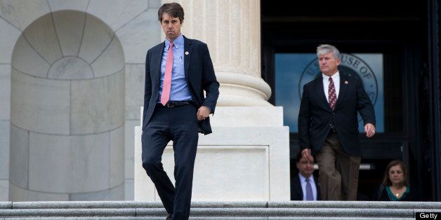 UNITED STATES - JUNE 14: Rep. Beto O'Rourke, D-Texas, walks down the House steps of the Capitol following the last votes of the week on Friday, June 14, 2013. (Photo By Bill Clark/CQ Roll Call)