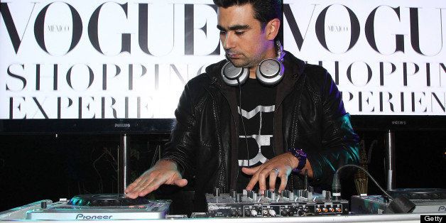MTV VJ Mauricio Parra performs during the Vogue Shopping Experience 2010 cocktail party at Valkiria Masaryk Polanco on November 11, 2010 in Mexico City, Mexico. (Photo by Victor Chavez/WireImage)