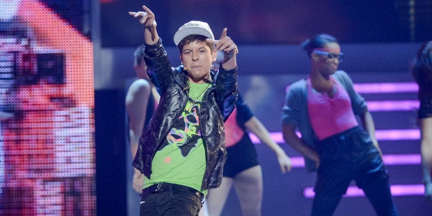 MIAMI, FL - JULY 19: Matt Hunter onstage during the Univision's Premios Juventud Awards at Bank United Center on July 19, 2012 in Miami, Florida. (Photo by Rodrigo Varela/Getty Images)