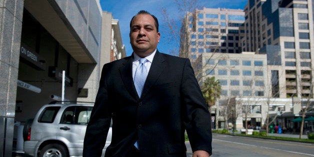 California state GOP spokesman Hector Barajas, said that President Barack Obama has failed on his promise to deliver immigration reform in his first year. 'The Latino community gave him their vote and they've gotten nothing in return,' said Barajas in Sacramento, between meetings at the Capitol on Wednesday February 10, 2010. (Photo by Hector Amezcua/Sacramento Bee/MCT via Getty Images)