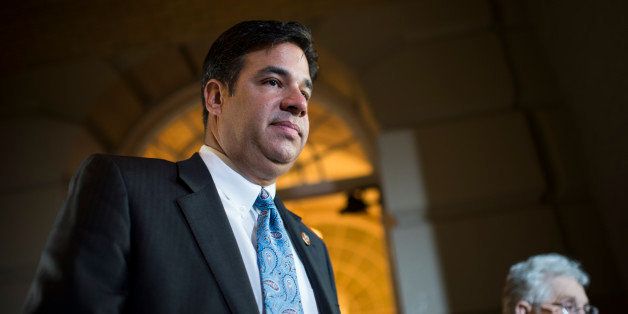 UNITED STATES - JULY 10: Rep. Raul Labrador, R-Idaho, arrives for the House Republican Conference caucus meeting on immigration in the basement of the Capitol on Wednesday, July 10, 2013. (Photo By Bill Clark/CQ Roll Call)