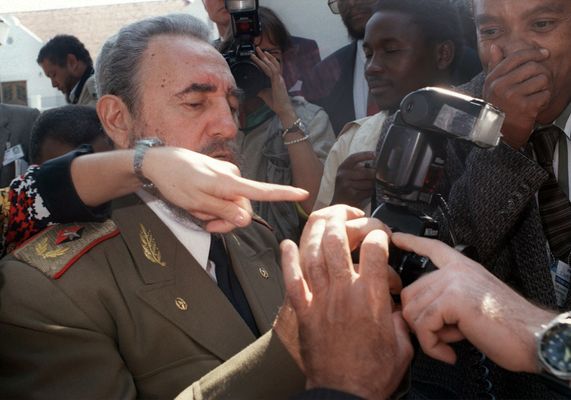 fidel castro and nelson mandela