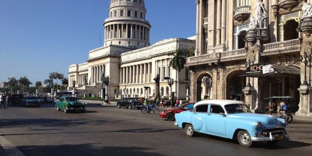 The capitol building of Cuba in Old Havana, which has been unused since the revolution, is currently closed to tourists for renovations, April 9, 2012. (Maria Recio/MCT via Getty Images)