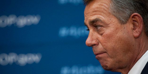UNITED STATES - Jan 14: Speaker of the House John Boehner, R-OH., during a news conference after the House Republican Caucus in the U.S. Capitol on January 14, 2014. (Photo By Douglas Graham/CQ Roll Call)