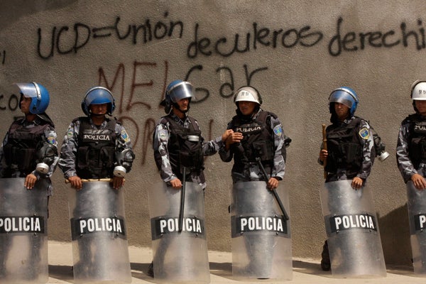 In 2009, the Honduran military, with the backing of the Supreme Court, illegally overthrew the elected government of Presiden