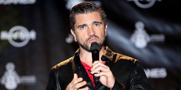 NEW YORK, NY - SEPTEMBER 23: Juanes attends Juanes Artist Spotlight Merchandise Unveiling at Hard Rock Cafe - Times Square on September 23, 2014 in New York City. (Photo by Steve Mack/FilmMagic)