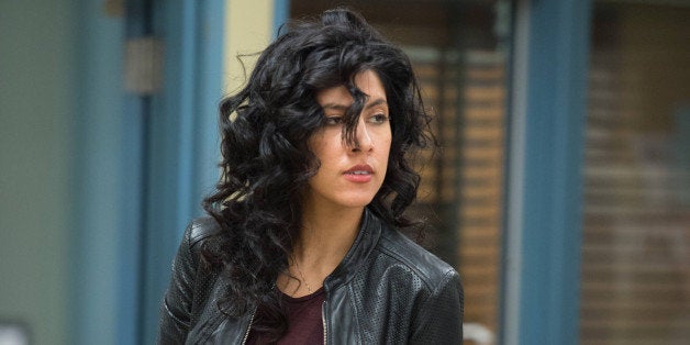 BROOKLYN NINE-NINE -- 'Operation Broken Feather' Episode 116 -- Pictured: Stephanie Beatriz as Rosa Diaz -- (Photo by: Eddy Chen/NBC/NBCU Photo Bank via Getty Images)