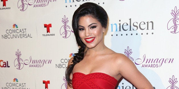 BEVERLY HILLS, CA - AUGUST 01: Actress Paola Andino attends the 29th Annual Imagen Awards at the Beverly Hilton Hotel on Aug