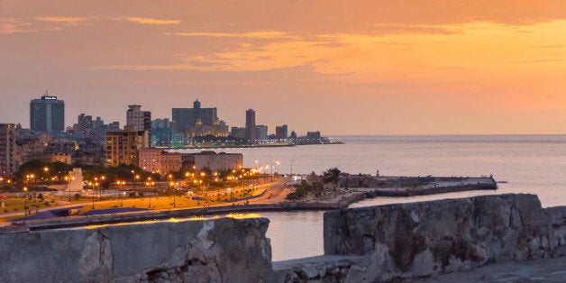 EL MORRO, HAVANA, CUBA - 2014/07/03: Havana skyline in the afternoon hours seen from the colonial fortress of El MorroHavana is the capital of Cuba and a tourist landmark. (Photo by Roberto Machado Noa/LightRocket via Getty Images)