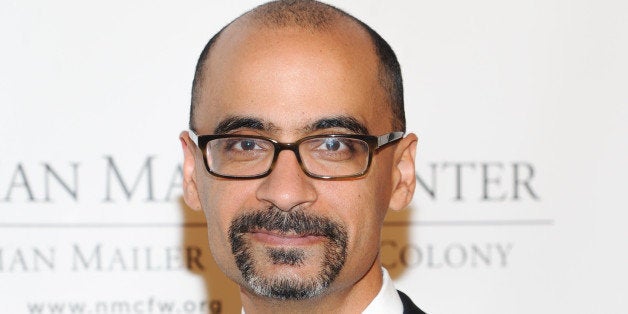 Mailer Prize for Distinguished Writing recipient Junot Diaz attends the 5th annual Norman Mailer Center benefit gala at The New York Public Library on Thursday, Oct. 17, 2013 in New York.(Photo by Evan Agostini/Invision/AP)