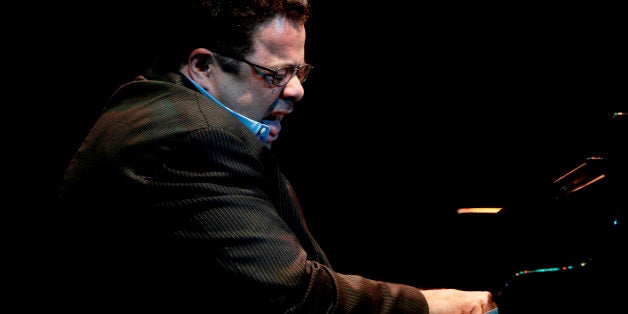 U.S. pianist and composer Arturo O'Farrill performs at the opening ceremony of Cuba's 27th International Jazz Festival in Hav
