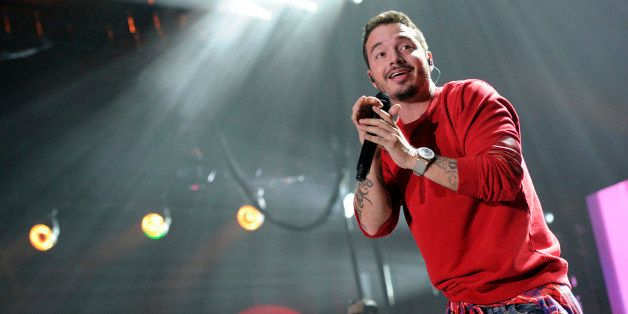 FILE - In this Nov. 22, 2014 file photo, Colombian singer J Balvin performs at the iHeart Radio Fiesta Latina concert at The Forum on Saturday, Nov. 22, 2014, in Inglewood, Calif. The singer says he's canceled a planned performance at the Miss USA pageant following comments made by pageant owner Donald Trump about Latinos. Rapper Flo Rida and country singer Craig Wayne were announced Wednesday, June 24, 2015, as performers at the July 12 ceremony in Baton Rouge, La. (Photo by Chris Pizzello/Invision/AP, File)