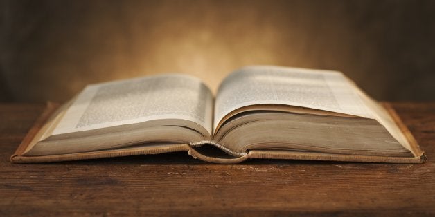 Close-up of open book