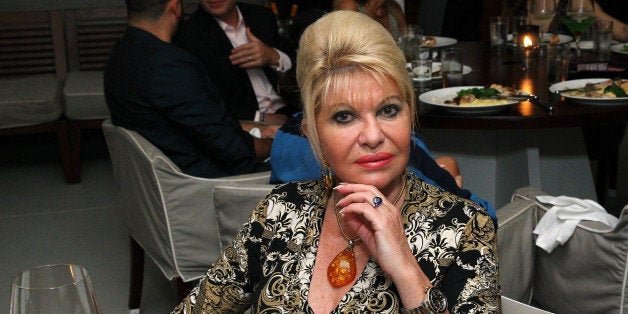 MIAMI BEACH, FL - DECEMBER 01: Ivana Trump attends DuJour Magazine's Jason Binn Celebrates Annual Art Basel Miami Beach Kick-