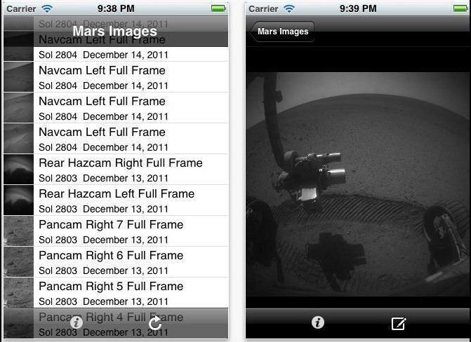 Mars Images App