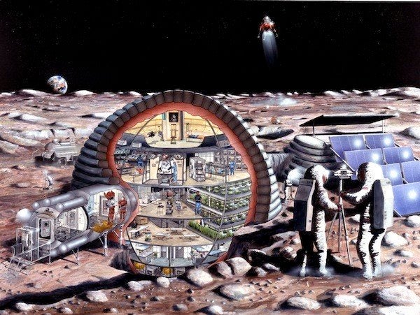 nasa moon colony