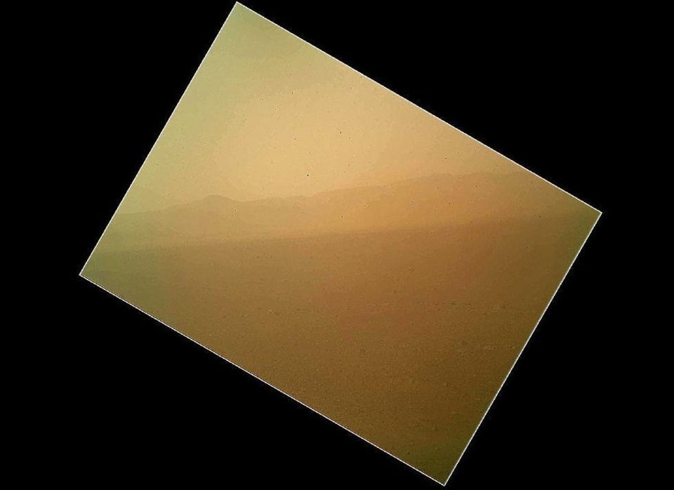 Curiosity's First Color Photo